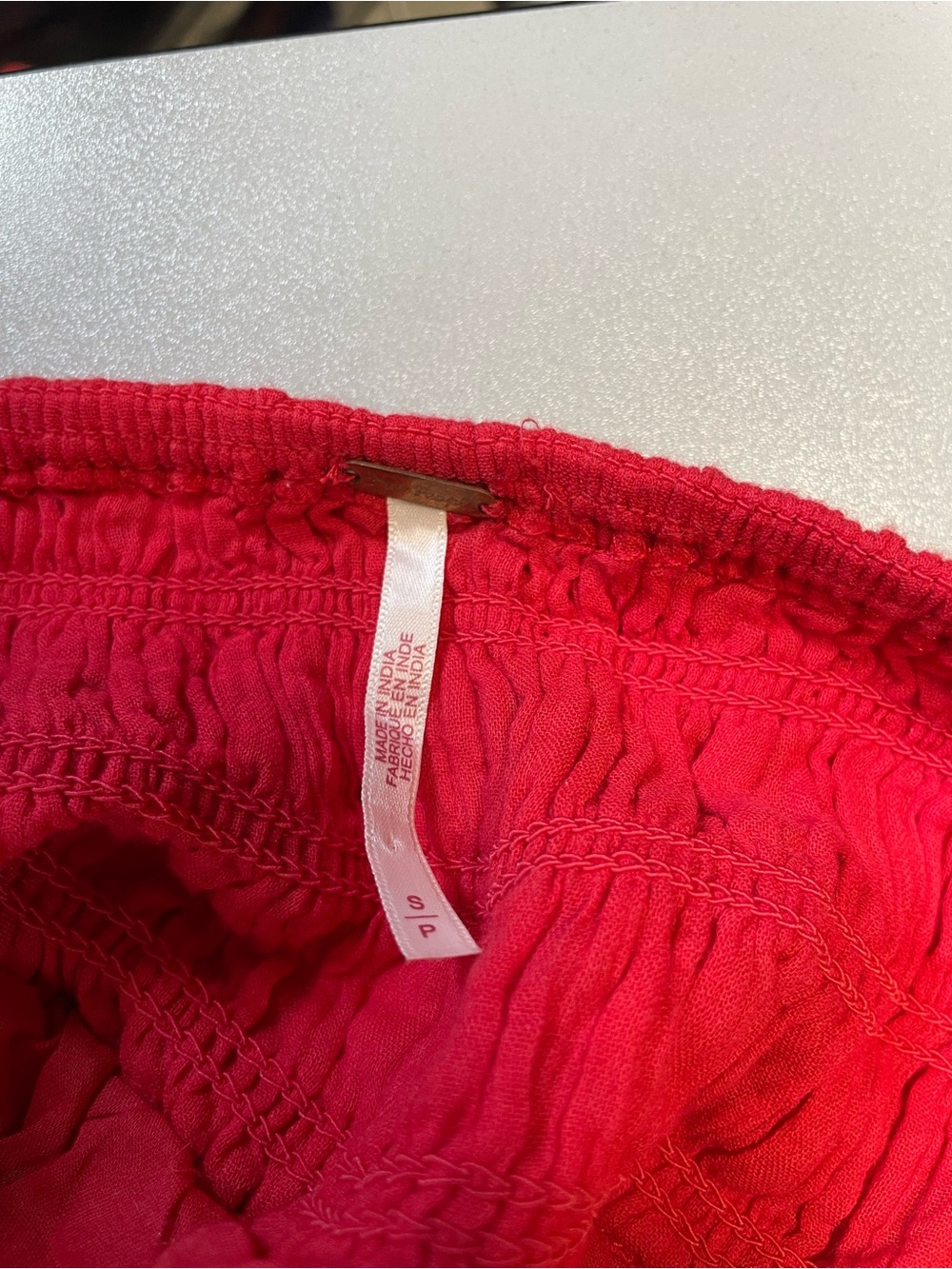 FREE PEOPLE Women's Free-est Feeling Bonita Midi Dress Size S in Red - Picture 6 of 8